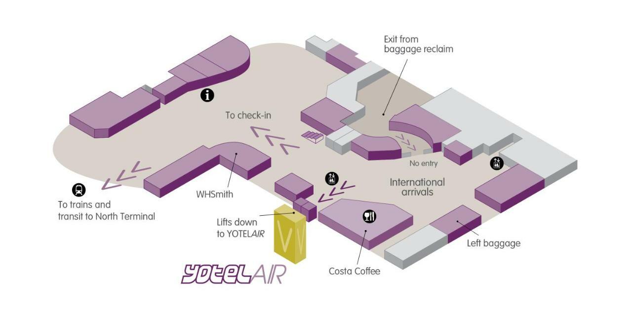 Yotelair London Gatwick Airport Хорли Экстерьер фото